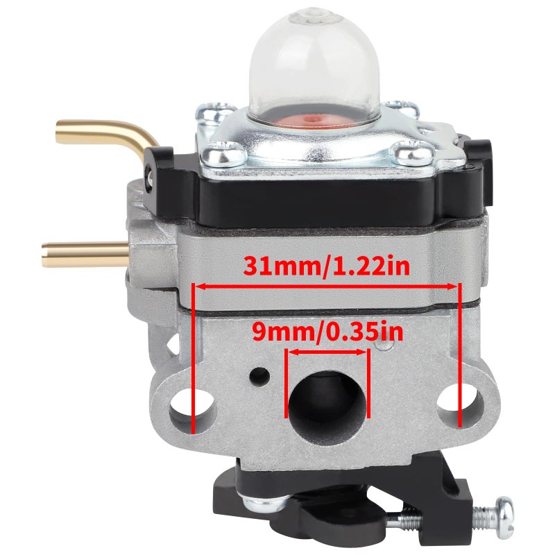 Ferilter 753-06258A Carburetor for Ryobi Full Crank 2 Cycle Weed Eater RY252CS RY253SS RY251PH RY254BC 25cc Trimmer Wacker Parts RY 25 PHEMC RY25 CSEMC VNM 307160001 307160011 307160009 Carburetor - Image 3